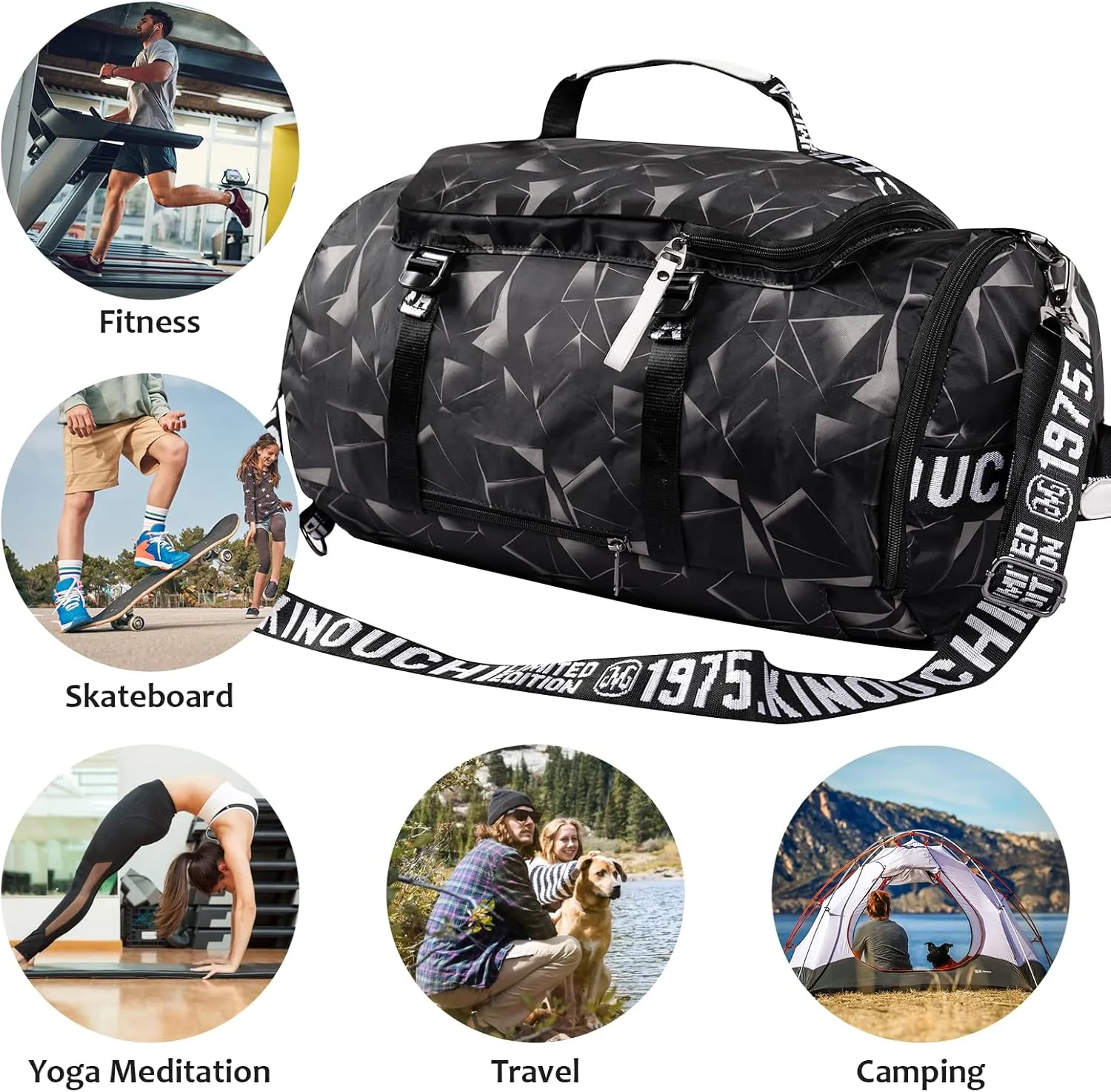 Unisex Adult Sports Duffel Bags