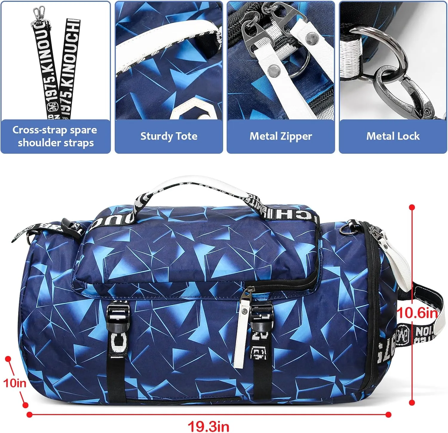 Unisex Adult Sports Duffel Bags