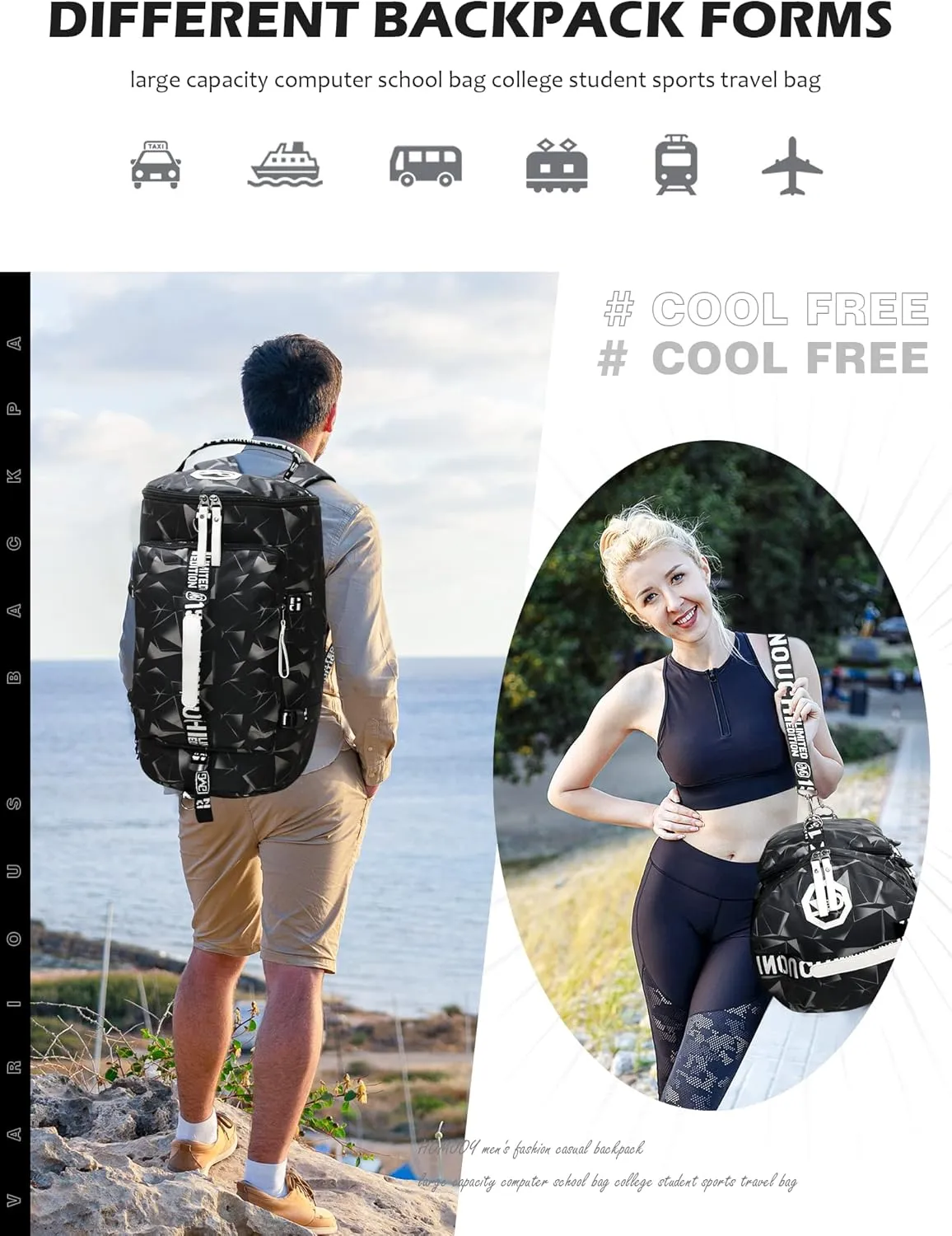 Unisex Adult Sports Duffel Bags