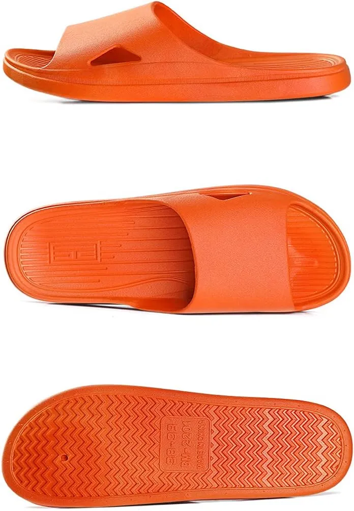 Unisex couple style bathroom indoor home slippers non slip soft comfortable simple slippers