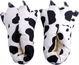 Unisex Cozy Flannel House Monster Slippers Halloween Animal Costume Paw Claw Shoes