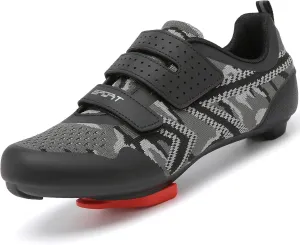 Unisex Cycling Shoes Compatible with Peloton Indoor Riding Road Bicycle with Delta Cleats Outdoor Pedal Bike Shoes