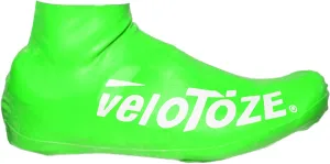 veloToze Short 2.0 Shoe Cover for Road Cycling Shoes - Waterproof, Windproof Overshoes for Bike Rides in Spring, Fall, Rainy, Cold Weather - Bright Colors Make Road Biking Trips Safer