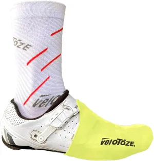 veloToze Silicone Toe Cover - Keeps feet Warm While Bike Riding in Cool, Spring Weather - for Men and Women