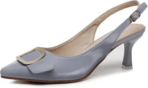 VenusCelia Women's Charming Lady Slingback Pump Shoe