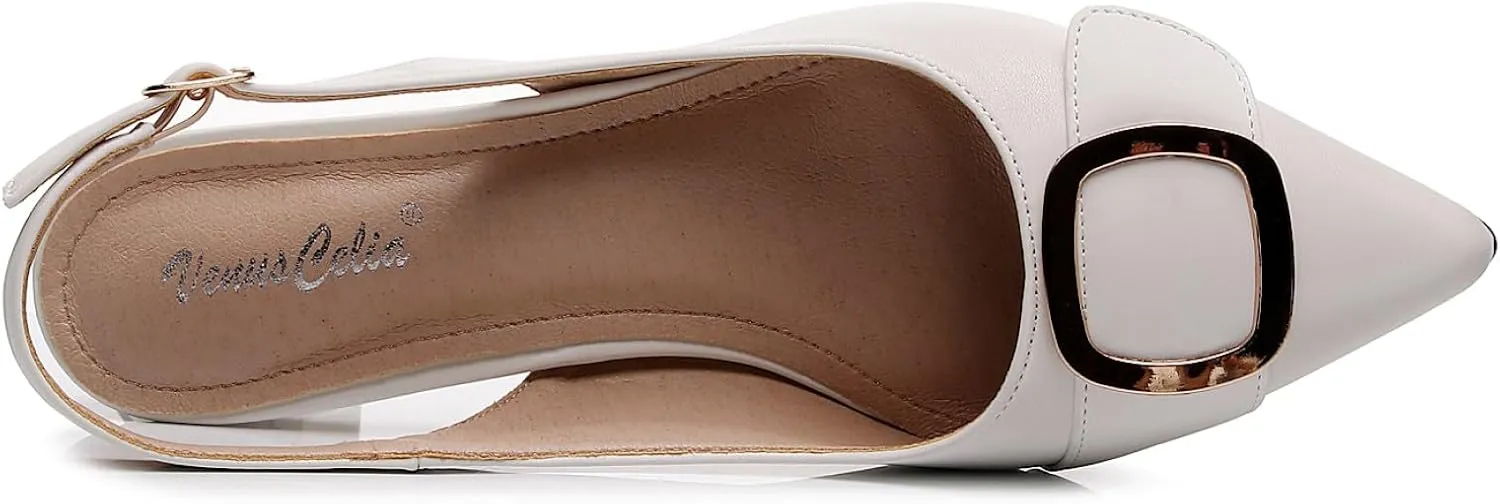 VenusCelia Women's Charming Lady Slingback Pump Shoe