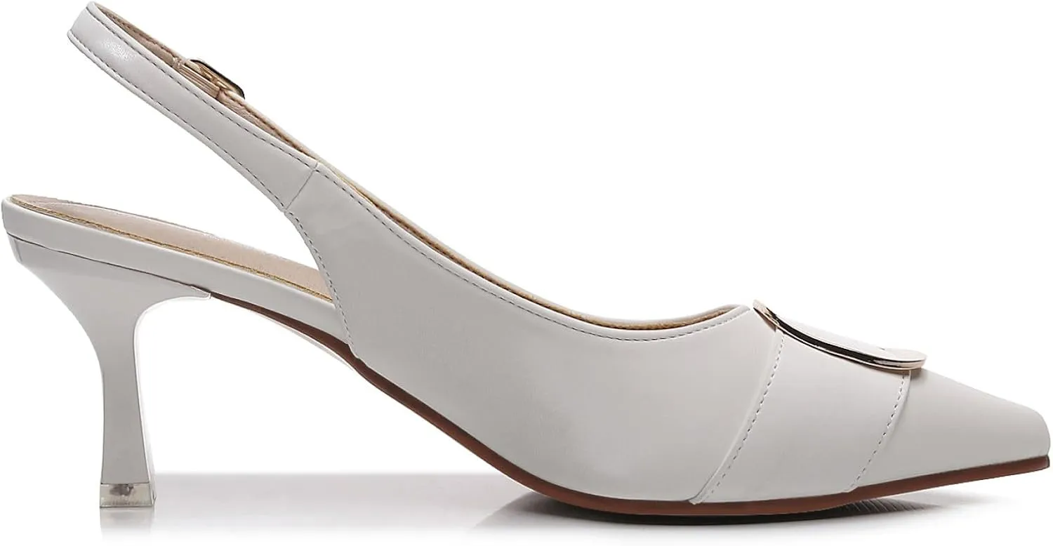 VenusCelia Women's Charming Lady Slingback Pump Shoe