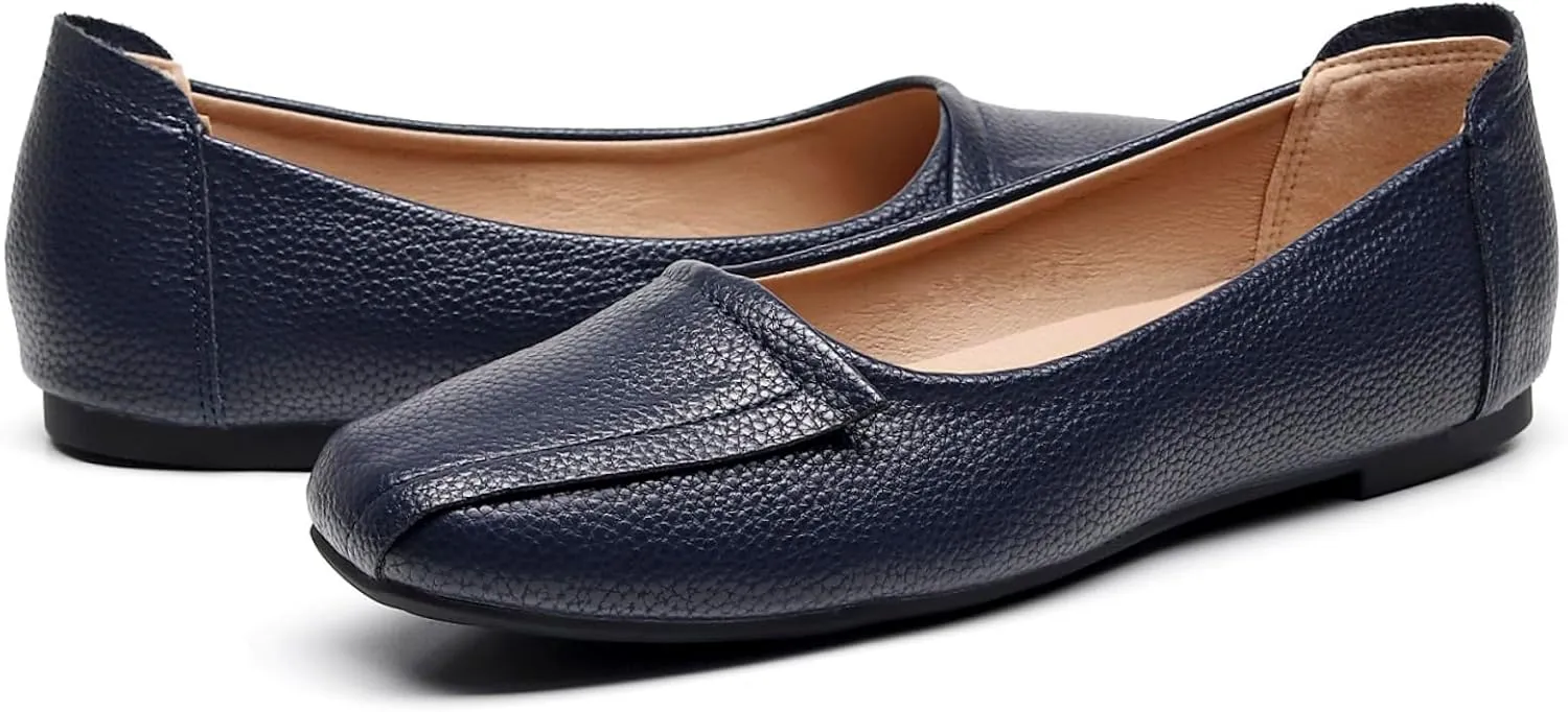 VenusCelia Women's Plain Dance Flat Shoe