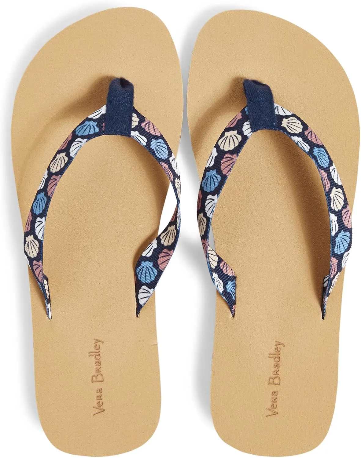 Vera Bradley Women's Webbing Strap Flip Flops