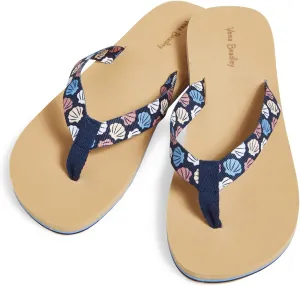Vera Bradley Women's Webbing Strap Flip Flops