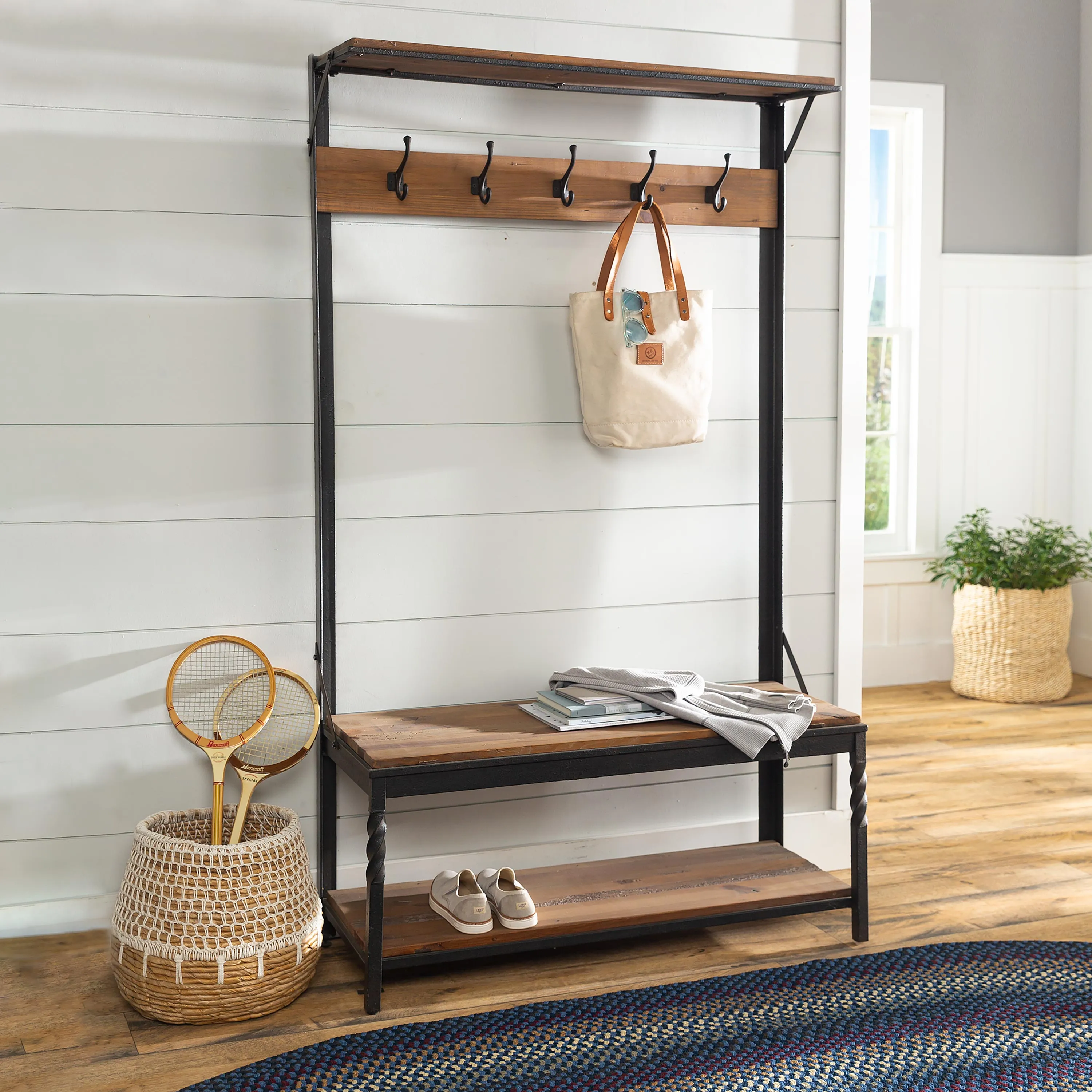 Walnut Deep Creek Coat Rack