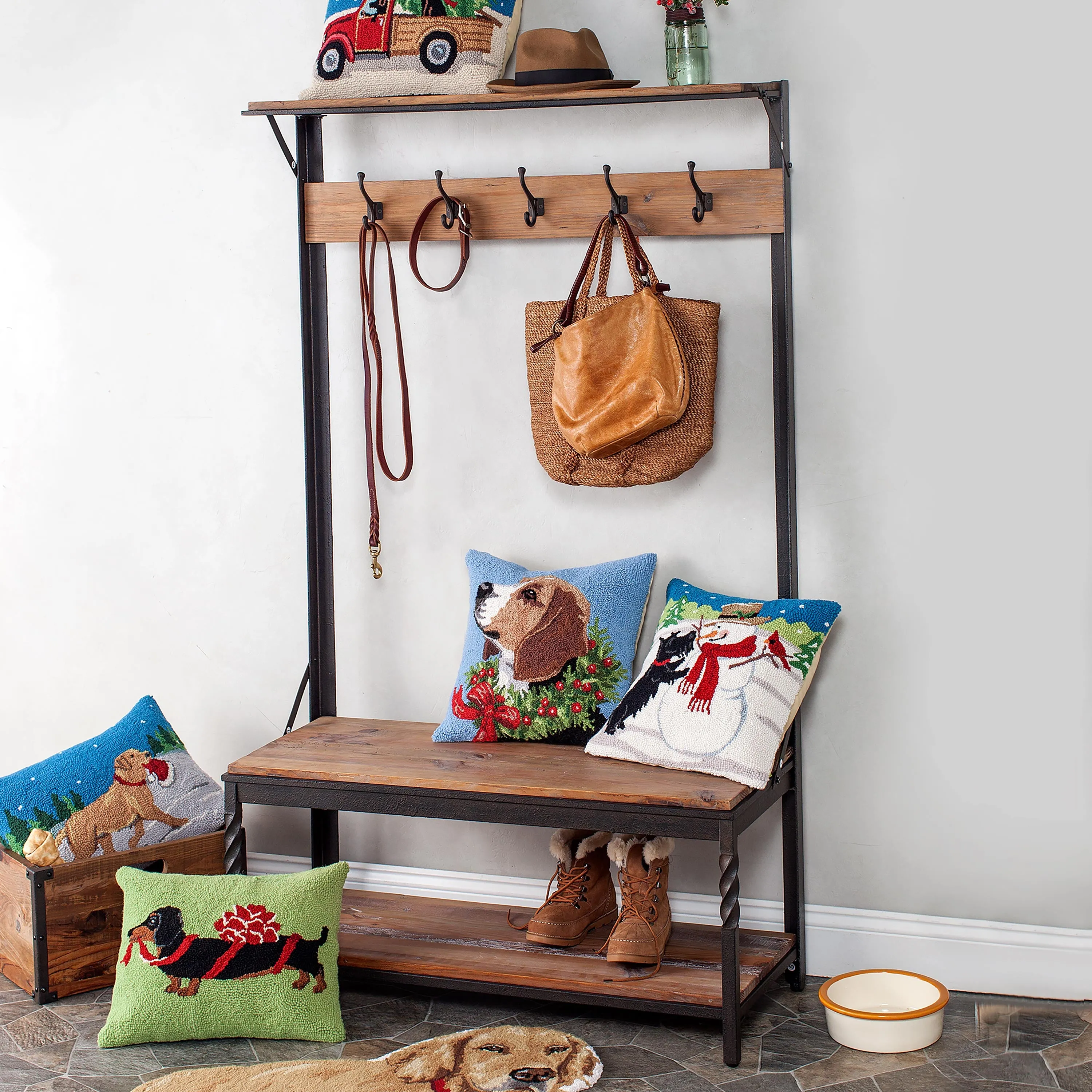 Walnut Deep Creek Coat Rack