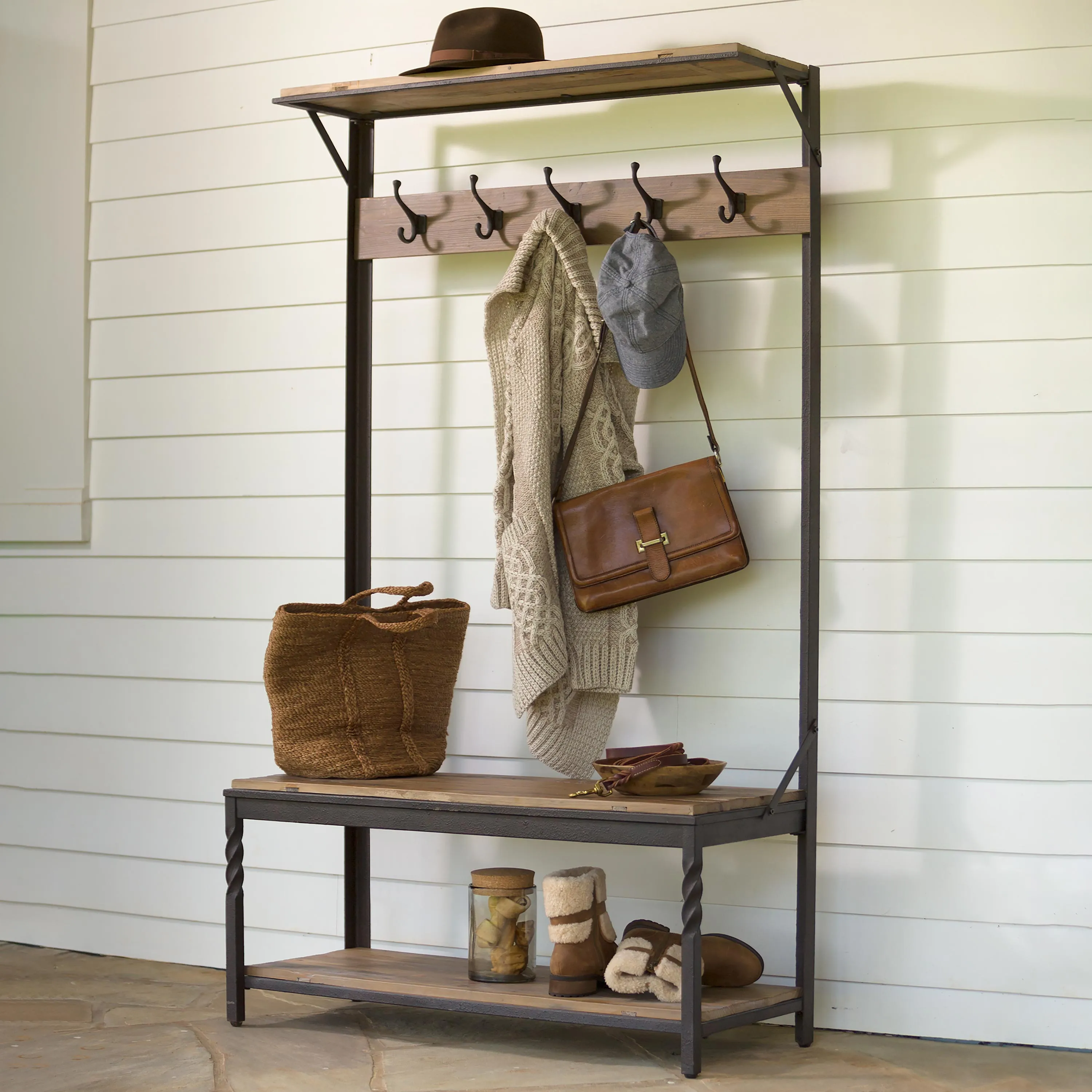 Walnut Deep Creek Coat Rack