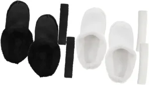Warm Cozy Winter Clog Insoles 2 Pack Fleece Inserts Removable Liners for Slip-on Shoes