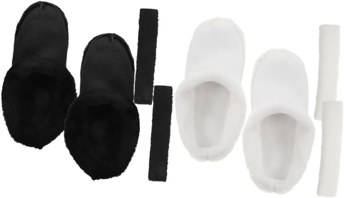 Warm Cozy Winter Clog Insoles 2 Pack Fleece Inserts Removable Liners for Slip-on Shoes