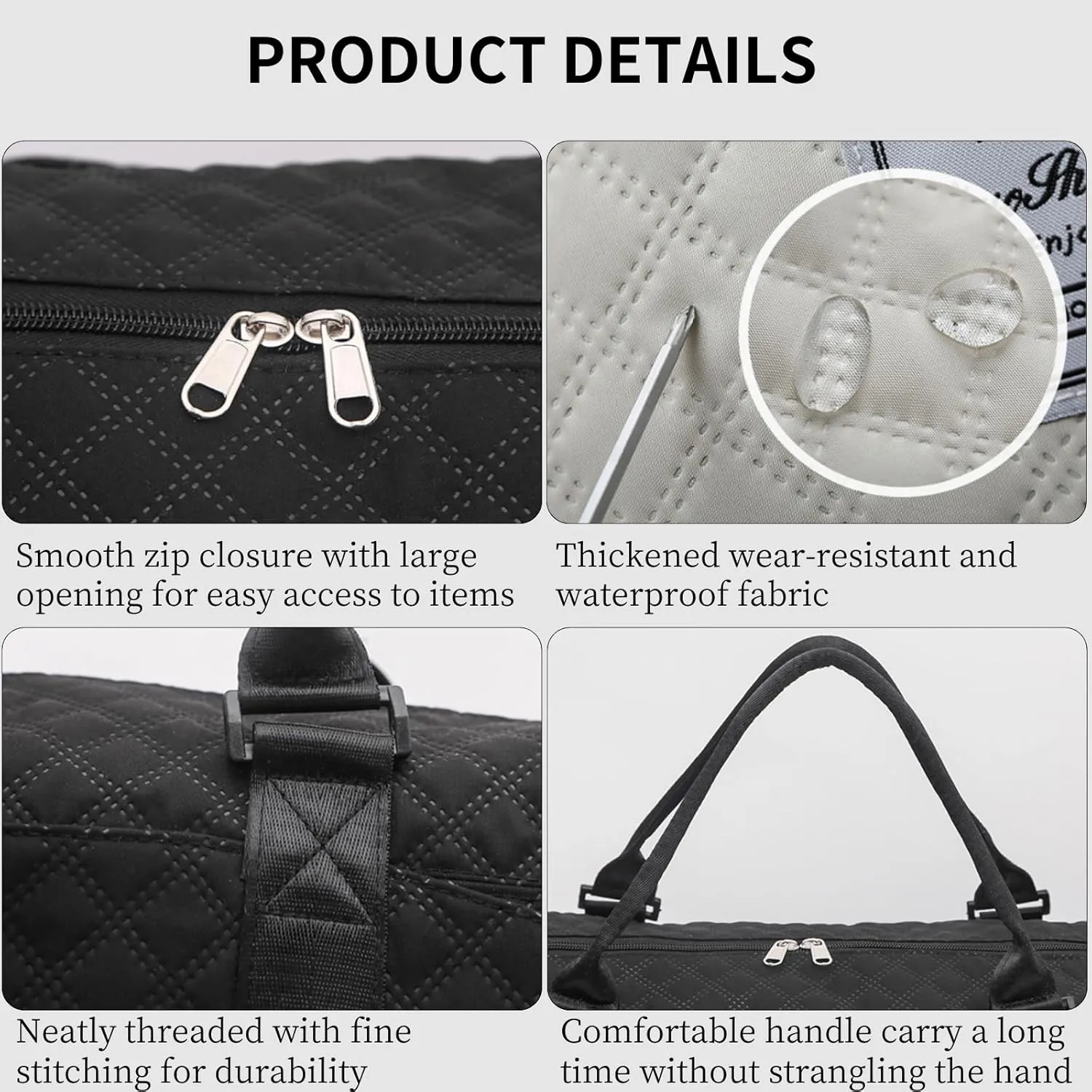 Weekender Bags for Women, Travel Duffel Bag with Shoe Compartment & Wet Pocket, Large Gym Sports Tote Bag, Maternity Hospital Overnight Bag with Toiletry Bag for Fitness, Work, Trips Beige