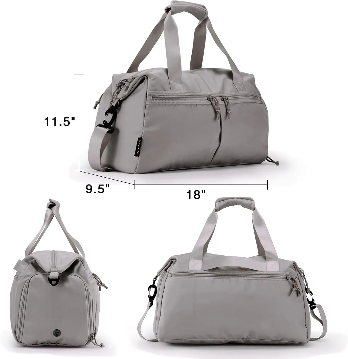 Weekender Duffel Bag with Shoe Compartment And Wet Pocket-Luggage Everyday Overnight Bag for Men and Women Travel-Carry On Gym Bag