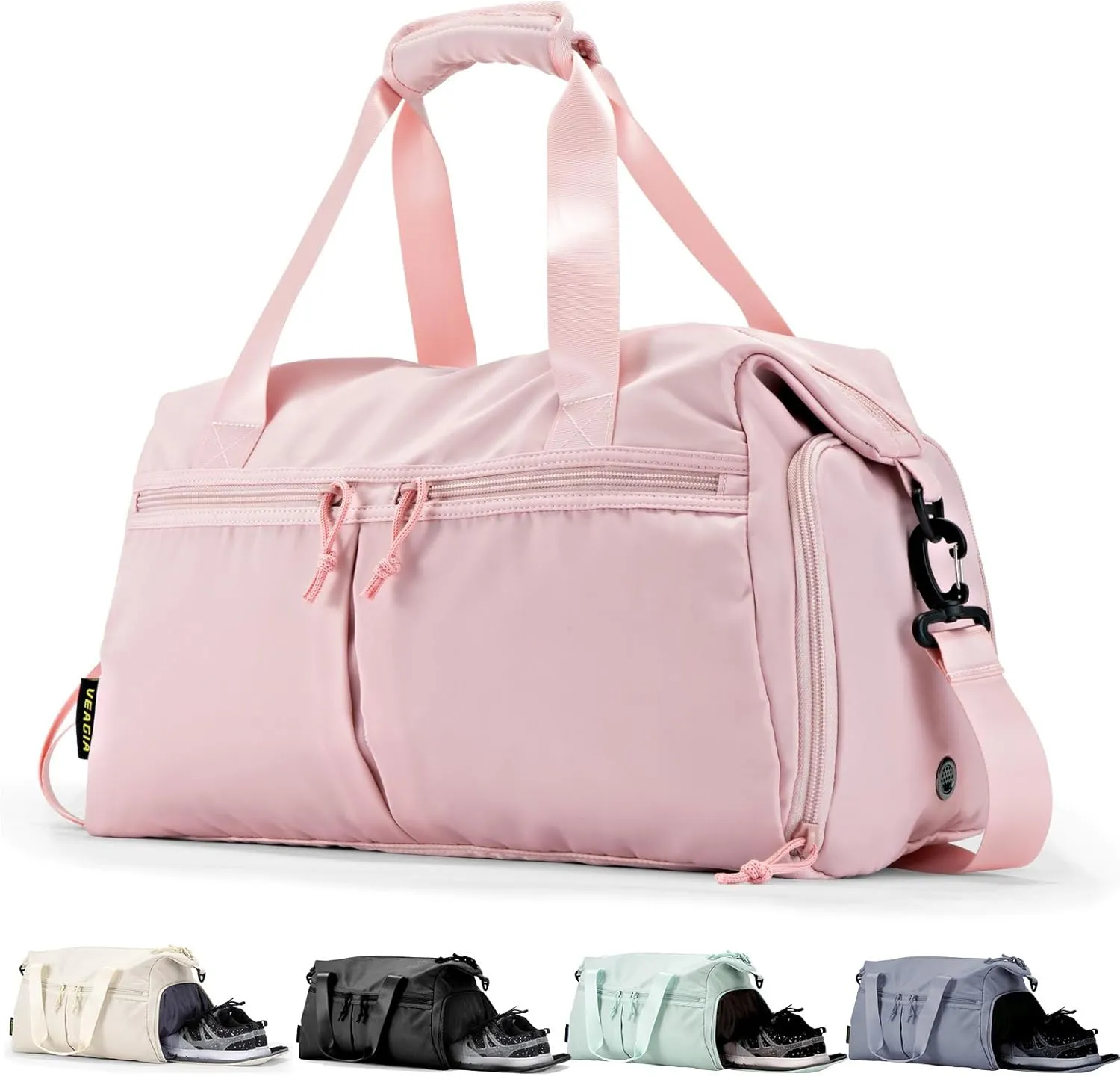 Weekender Duffel Bag with Shoe Compartment And Wet Pocket-Luggage Everyday Overnight Bag for Men and Women Travel-Carry On Gym Bag