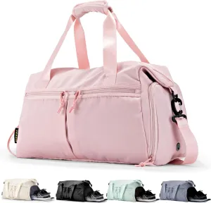 Weekender Duffel Bag with Shoe Compartment And Wet Pocket-Luggage Everyday Overnight Bag for Men and Women Travel-Carry On Gym Bag