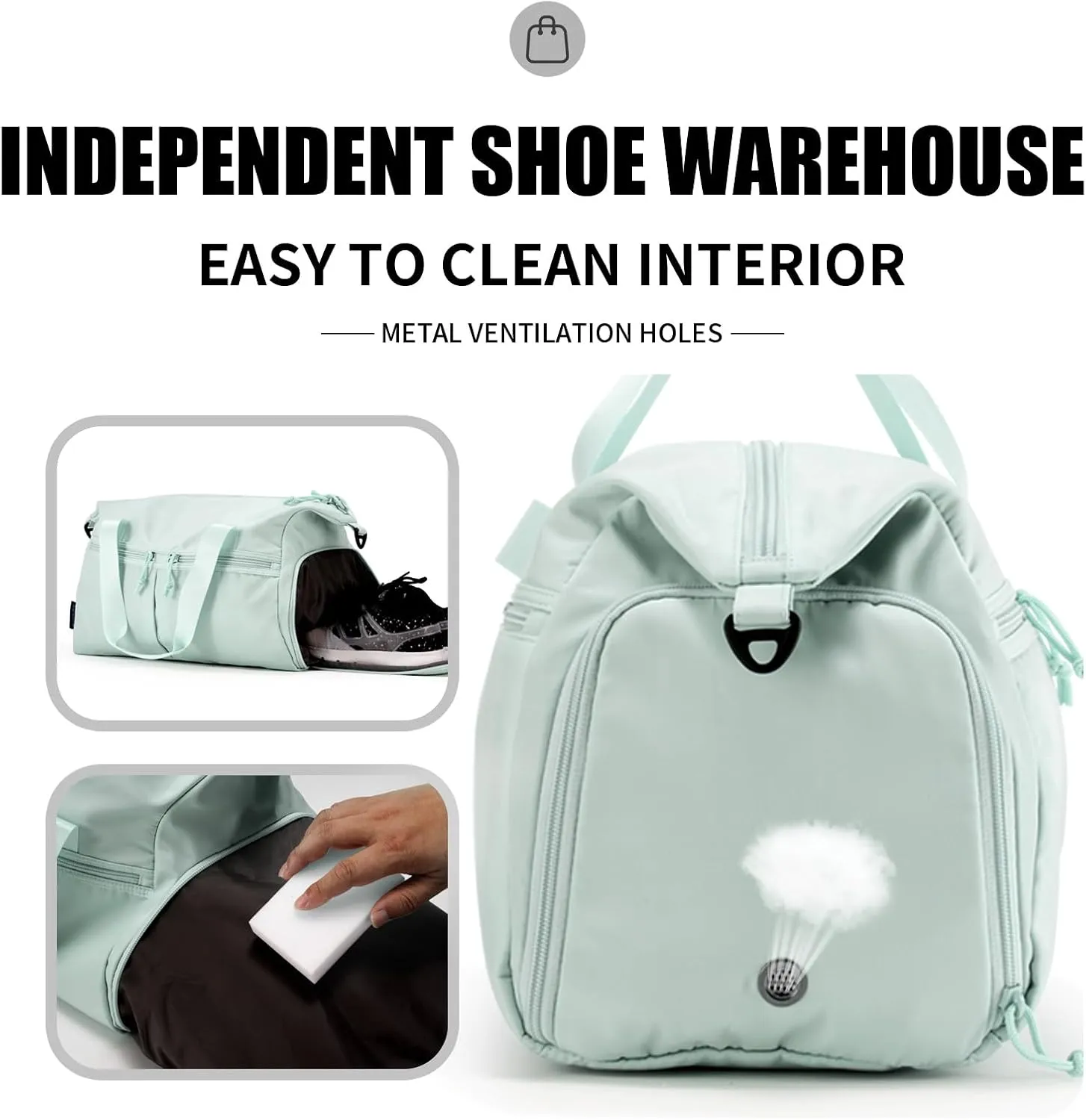 Weekender Duffel Bag with Shoe Compartment And Wet Pocket-Luggage Everyday Overnight Bag for Men and Women Travel-Carry On Gym Bag