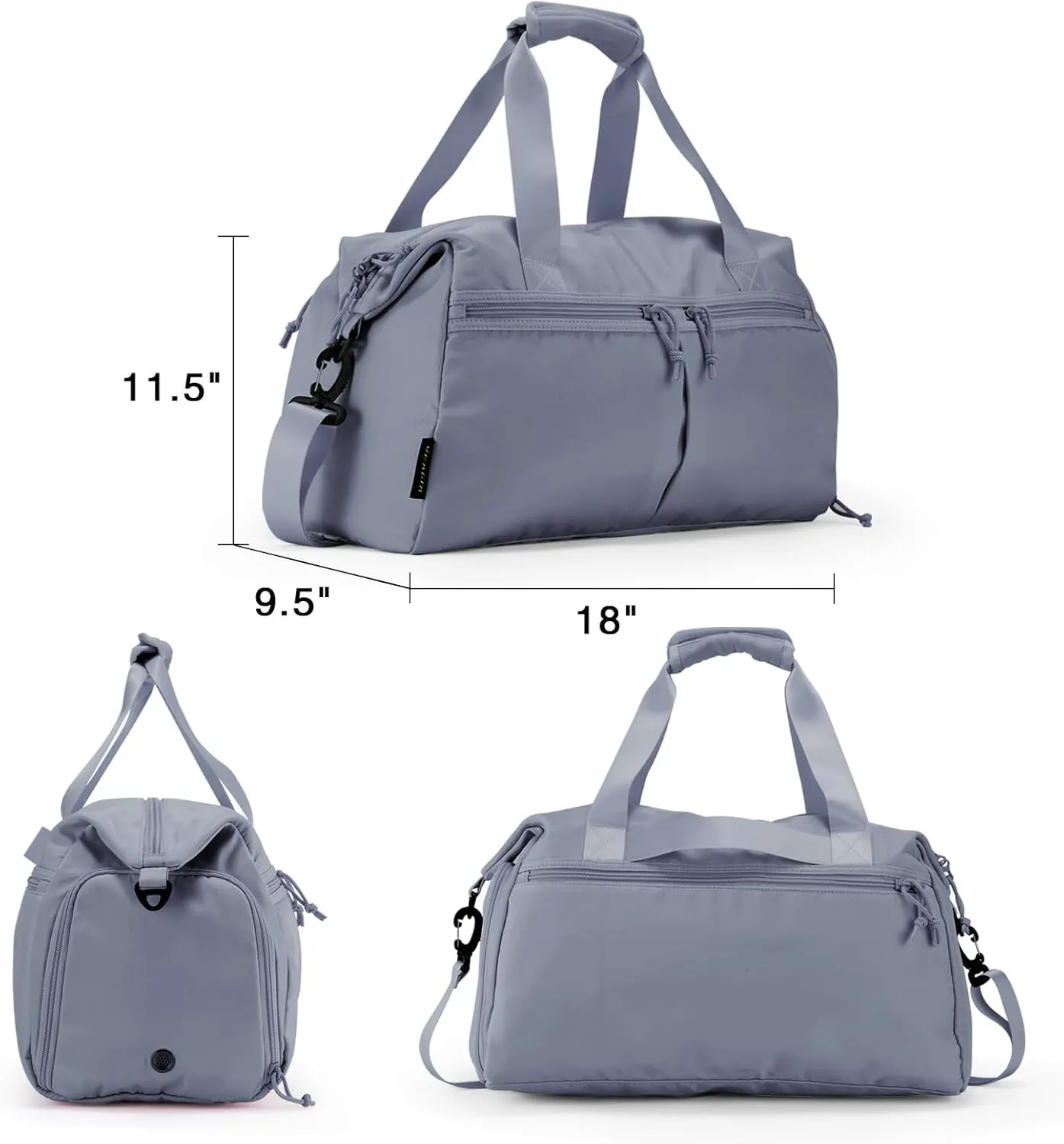 Weekender Duffel Bag with Shoe Compartment And Wet Pocket-Luggage Everyday Overnight Bag for Men and Women Travel-Carry On Gym Bag
