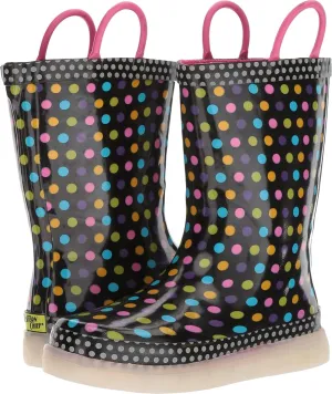Western Chief Unisex-Child Kids' LED Light-Up Waterproof Rechargeable Rain Boots