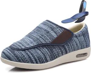 Wide Width Shoes,with Fully Adjustable Laces Easy On/Off Diabetic Shoes