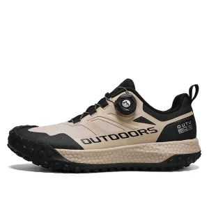 Wildking Men's Waterproof Quick Response Automatic Buckle Mid-Top Hiking Shoes