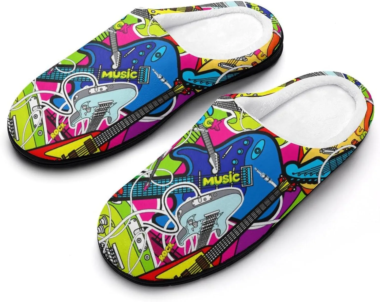 Women House Slippers Ladies Halloween Cotton Slippers Closed Toe Soft Clog Slippers Non-Slip Warm Indoor Outdoor Shoes