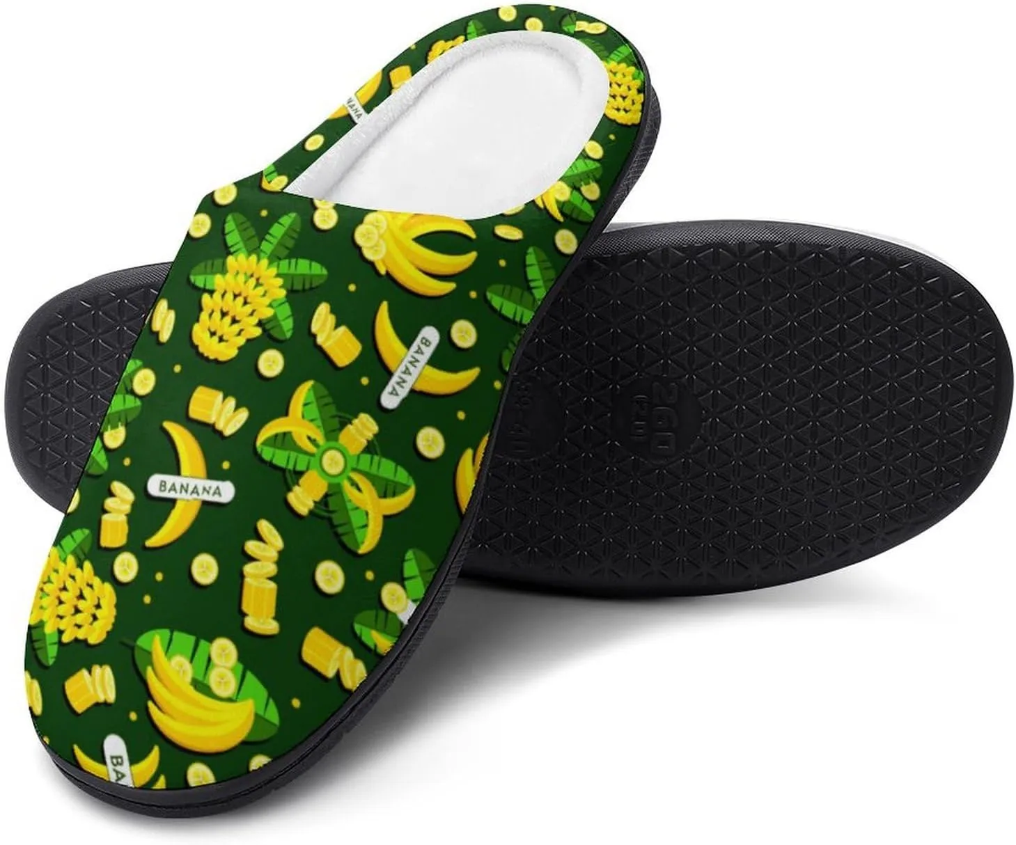 Women House Slippers Ladies Halloween Cotton Slippers Closed Toe Soft Clog Slippers Non-Slip Warm Indoor Outdoor Shoes
