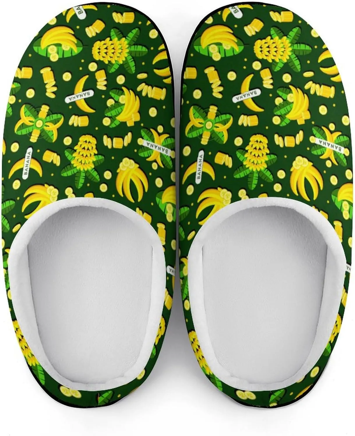 Women House Slippers Ladies Halloween Cotton Slippers Closed Toe Soft Clog Slippers Non-Slip Warm Indoor Outdoor Shoes