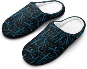Women House Slippers Ladies Halloween Cotton Slippers Memory Foam Clog Slippers Non-Slip Sole Indoor Outdoor Shoes