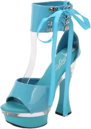 Women's 14cm Sandals Chunky Heel Platform Lace Up High Heels Fashion Everyday Work Party Plus Size Summer High Heel Sandals