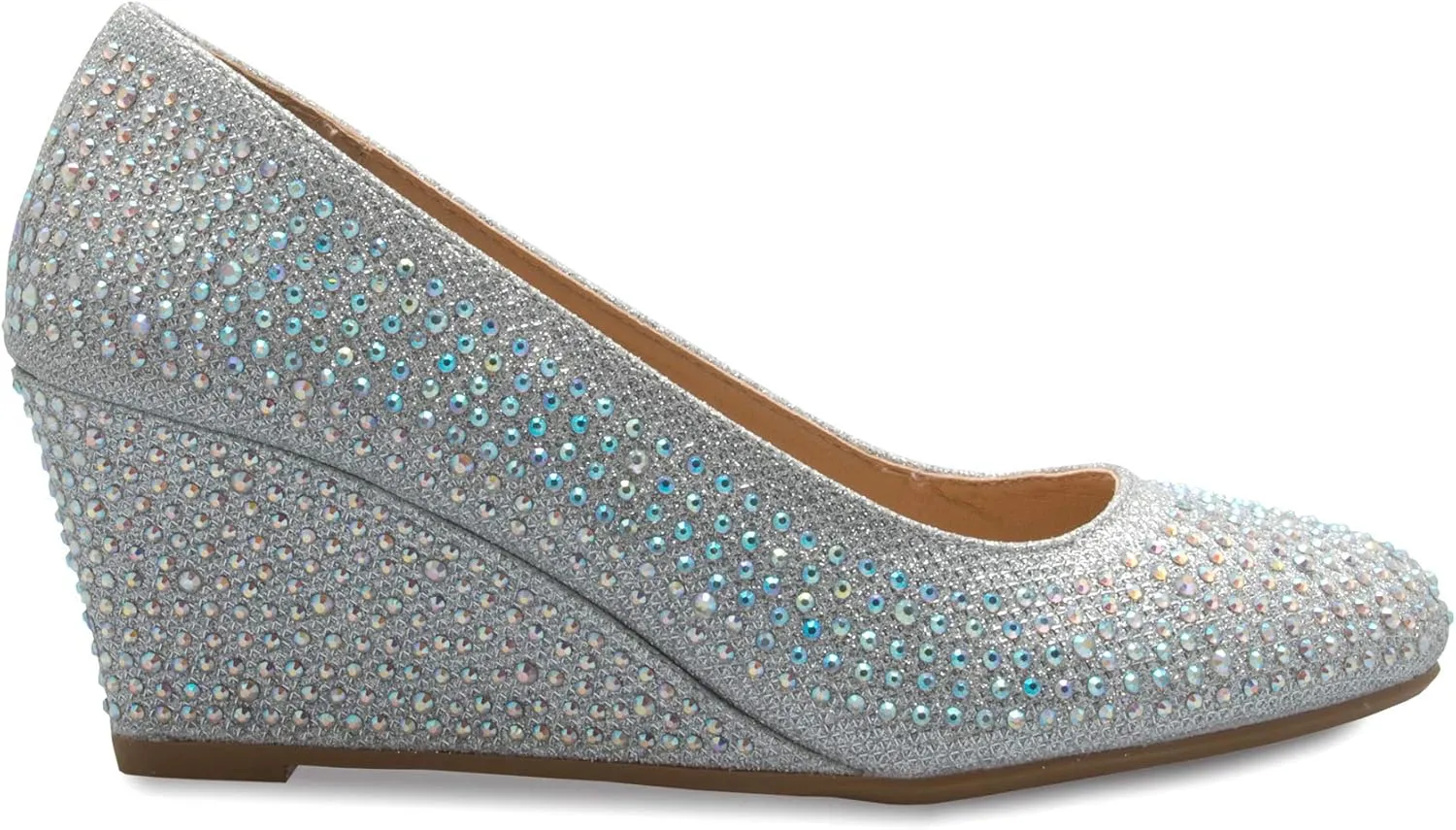 Women's Adorable Low Wedge Heel Shoe - Easy Low Pumps - Basic Slip On, Comfort