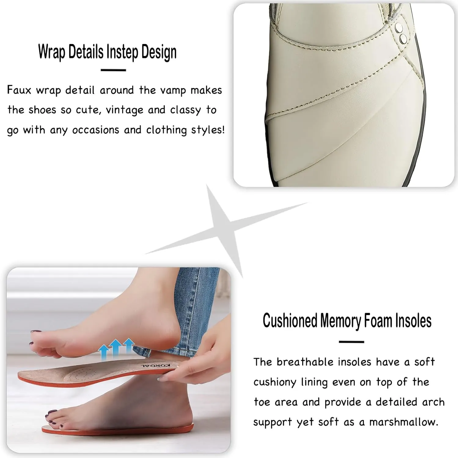 Women's Comfortable & Lightweight Leather Loafers Slip-Ons Stylish Business Casual Dress Shoes Work Office Everyday Walking Shoes for Women