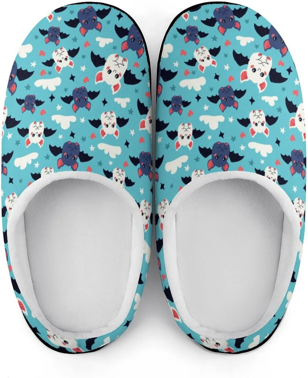 Womens Cowboy Cactus Slippers Men Warm Cotton House Slippers Hard Sole Soft Clog Slippers Slip-On Shoes Indoor Outdoor