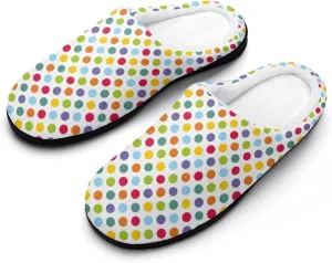 Womens Cowboy Cactus Slippers Men Warm Cotton House Slippers Hard Sole Soft Clog Slippers Slip-On Shoes Indoor Outdoor