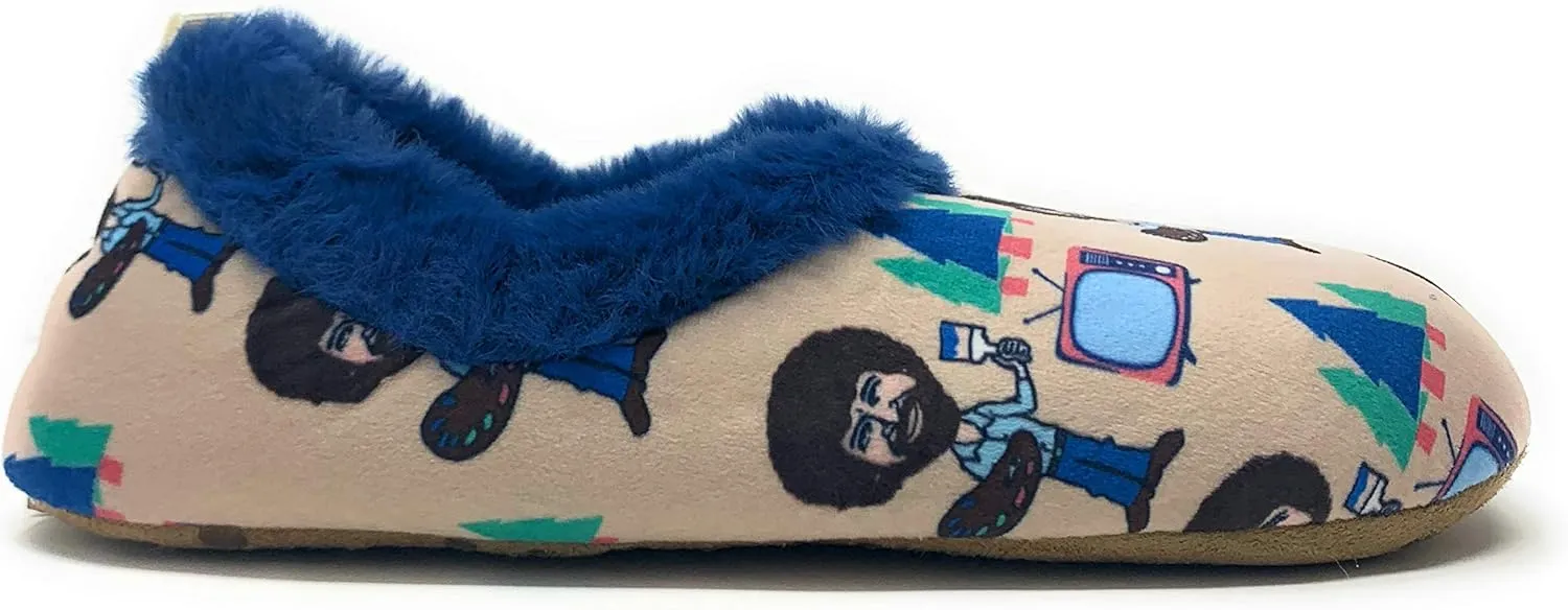 Women's Fuzzy Plush Non-Slip Slippers, Warm Comfy Cozy House Slippers, Fleece Lined Indoor Shoes