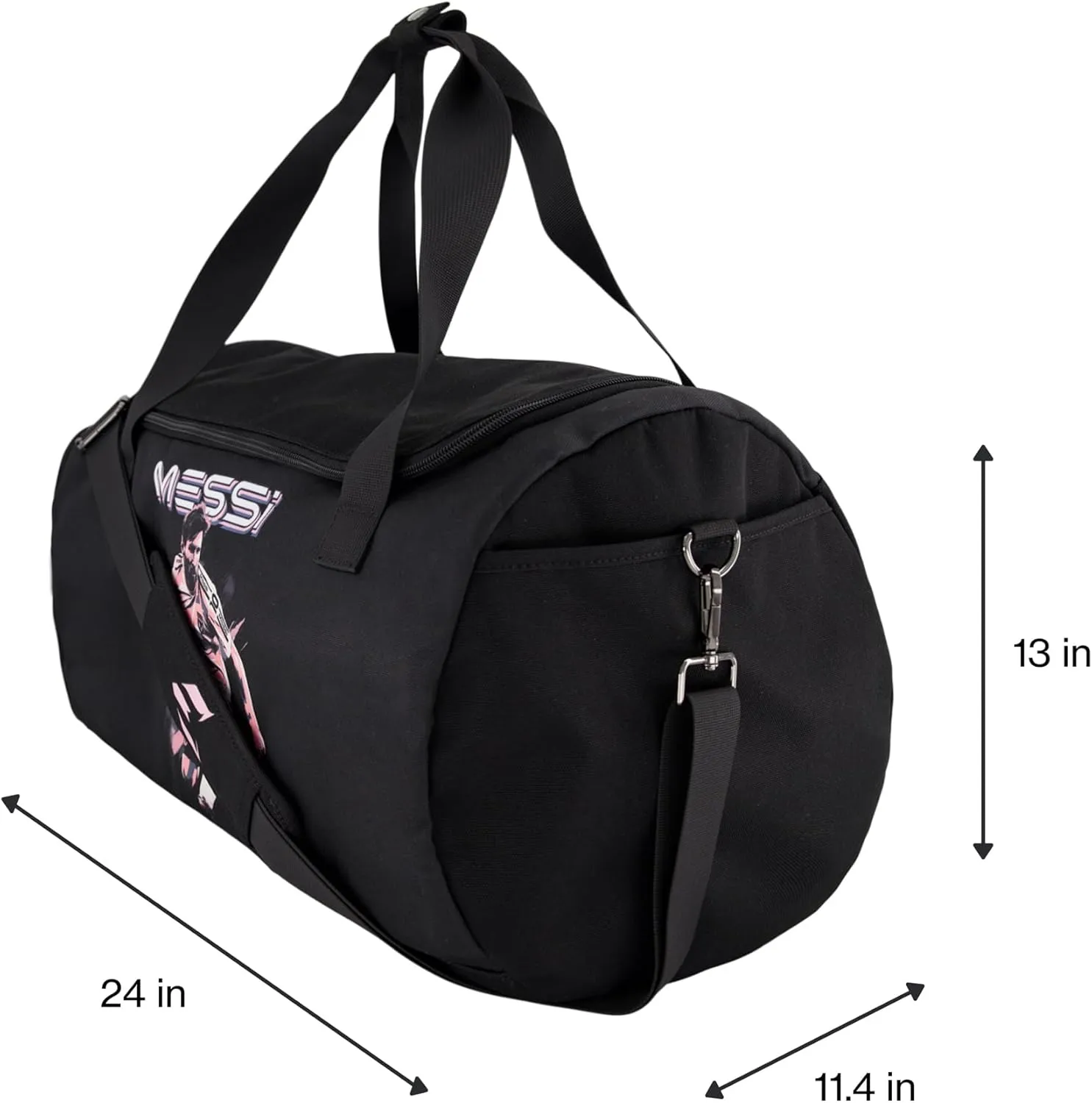 Women's Lifestyle Duffel Bag, Side Pockets & Adjustable Strap, Durable