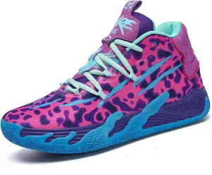 Womens Lightweight Lace Up High Top Fashion Basketball Shoes Soft Non-Slip Running Tennis Volleyball Sneakers Classic Sports Shoes