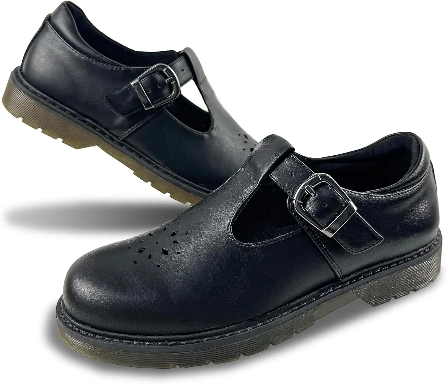 Women's Mary Jane Shoes - Classic Brown Oxford Style for Women Comfortable & Stylish Womens Mary Jane Shoes for Everyday Wear，Work & Student Shoe