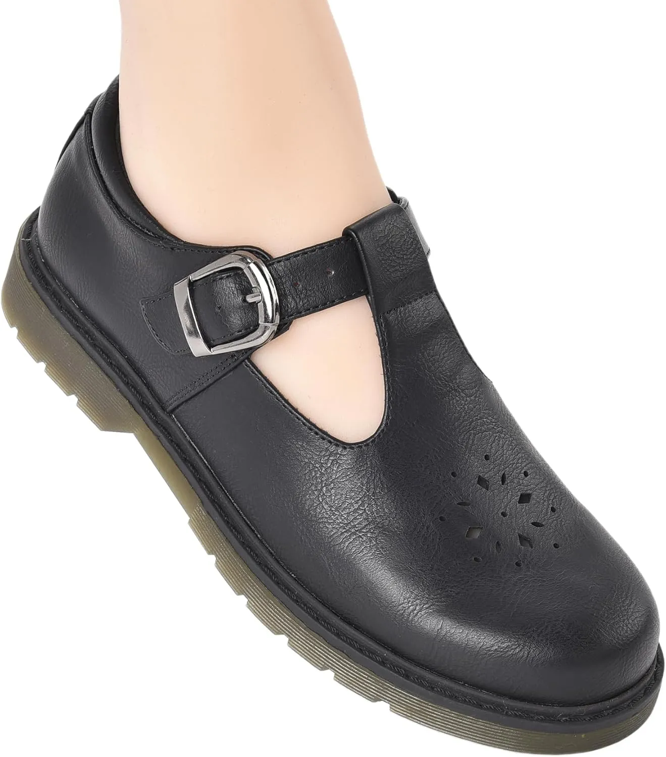Women's Mary Jane Shoes - Classic Brown Oxford Style for Women Comfortable & Stylish Womens Mary Jane Shoes for Everyday Wear，Work & Student Shoe