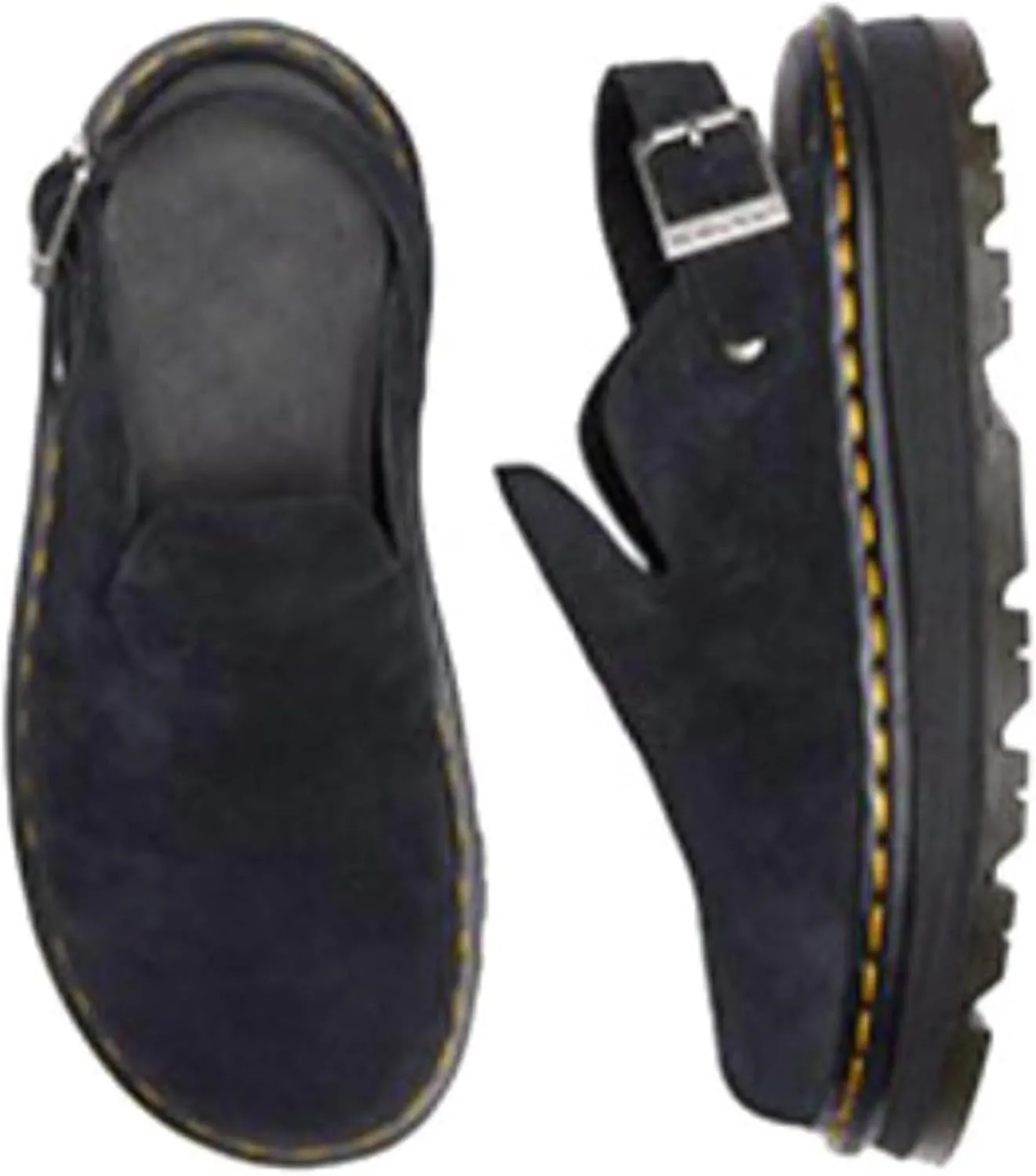 Women's Platform Buckle Clogs Mules,Slip on Ladies Trendy Dressy Casual Everyday Comfortable Memory Foam Fancy Vacation Shoe
