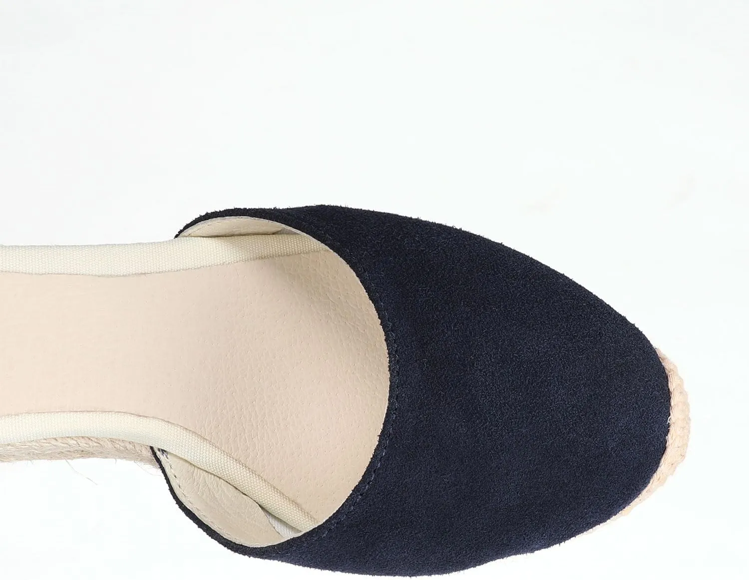 Women’s Platform Wedges Espadrilles, 3" Wedge, Soft Ankle-Tie Strap, Closed Toe, Classic Summer Sandals