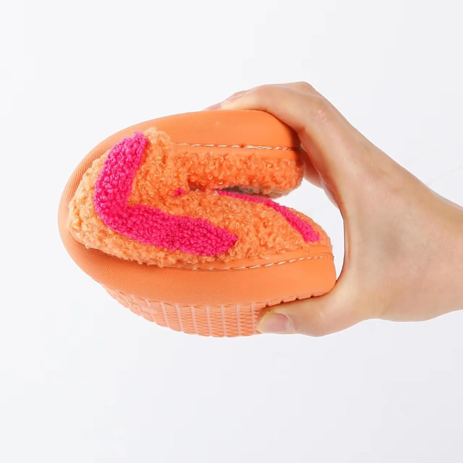 Women's Plush Heart Love Slippers - Blue Eyes Mushroom Cat Ears Retro Memory Foam Soft Plush Home Shoes