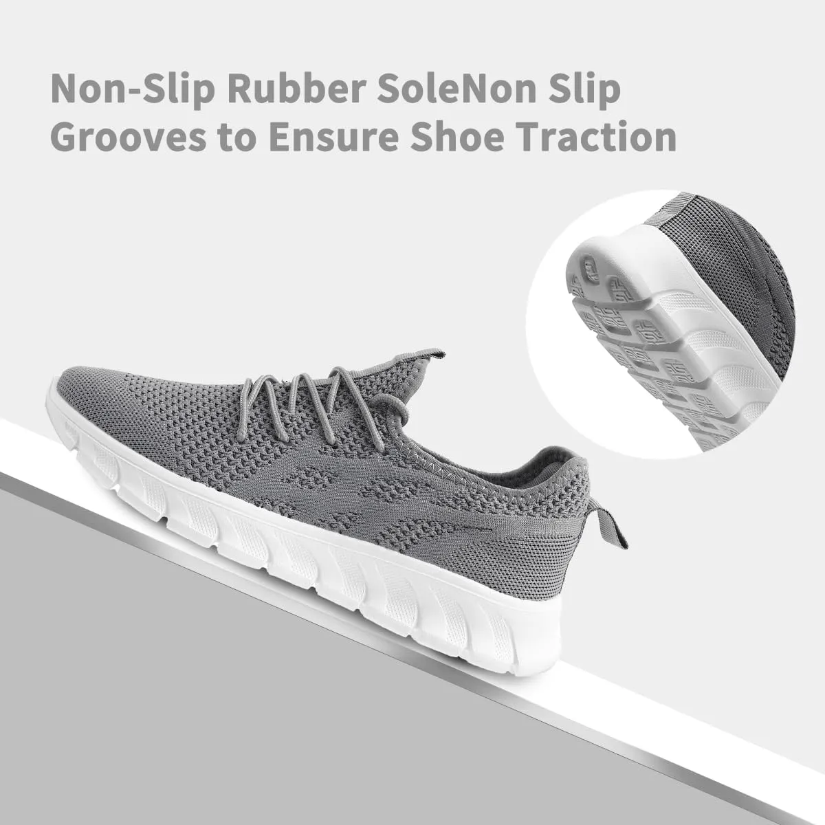 Women's Running Shoes Lightweight Walking Sneakers Tennis Athletic Lace Up Gym Casual Fashion Fitness Sports Soft Sole Mesh Workout Comfortable