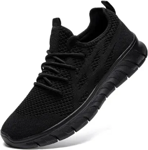 Women's Running Shoes Lightweight Walking Sneakers Tennis Athletic Lace Up Gym Casual Fashion Fitness Sports Soft Sole Mesh Workout Comfortable