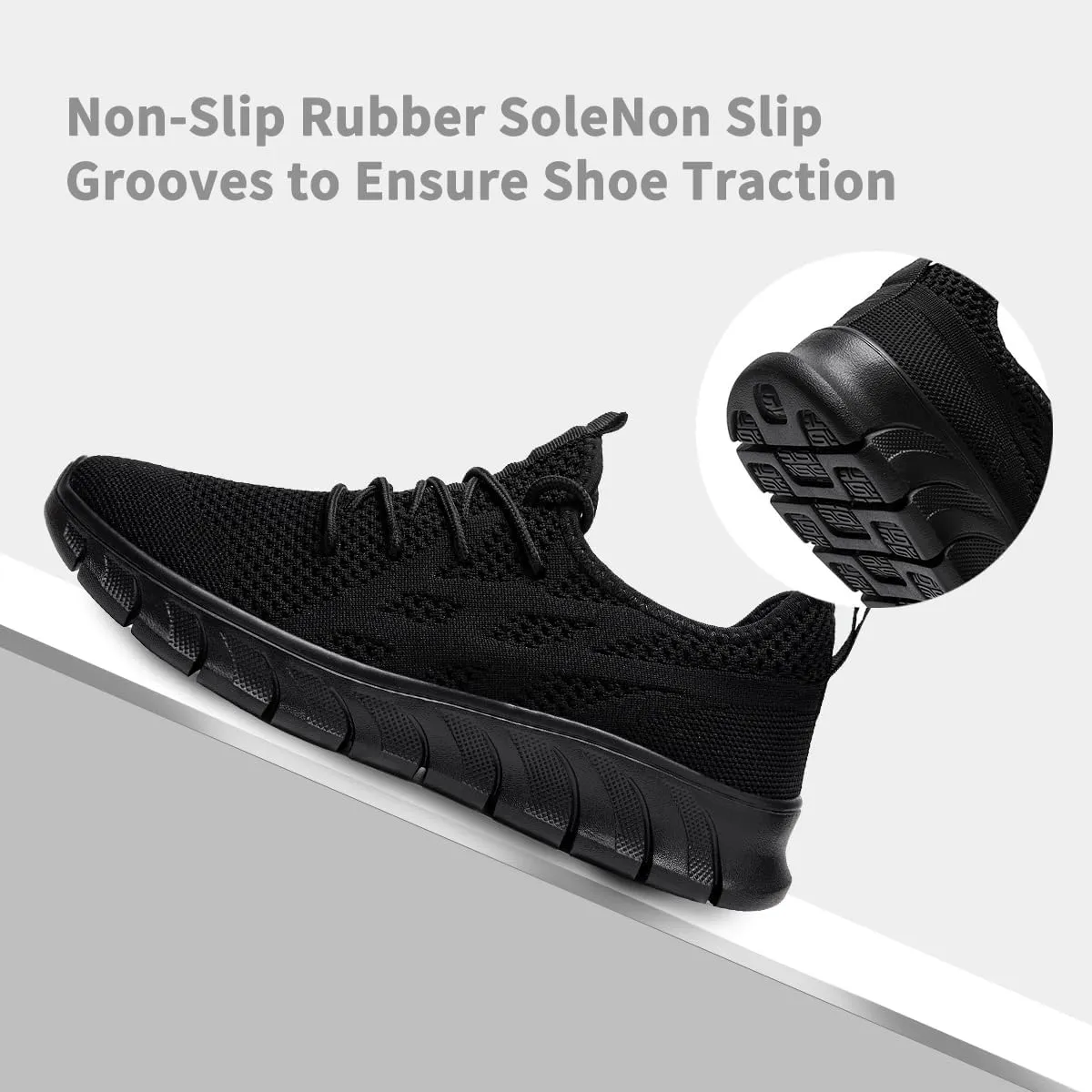 Women's Running Shoes Lightweight Walking Sneakers Tennis Athletic Lace Up Gym Casual Fashion Fitness Sports Soft Sole Mesh Workout Comfortable