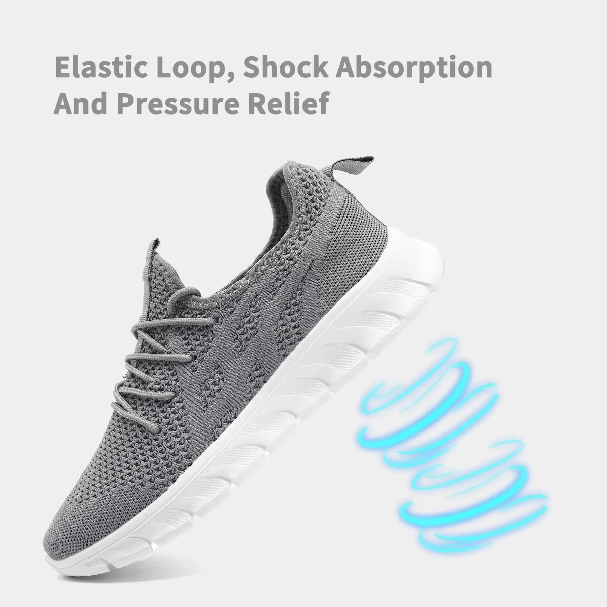 Women's Running Shoes Lightweight Walking Sneakers Tennis Athletic Lace Up Gym Casual Fashion Fitness Sports Soft Sole Mesh Workout Comfortable