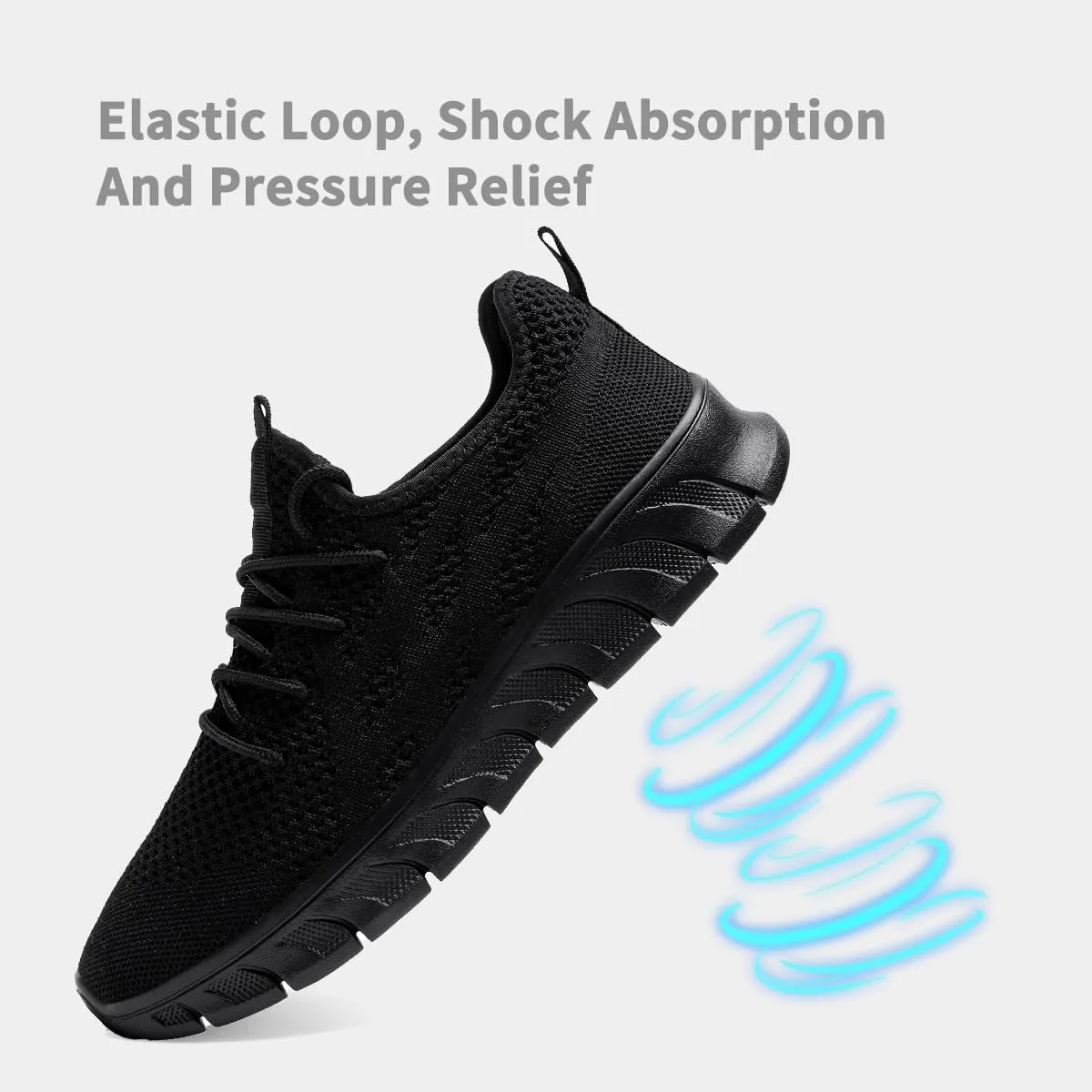 Women's Running Shoes Lightweight Walking Sneakers Tennis Athletic Lace Up Gym Casual Fashion Fitness Sports Soft Sole Mesh Workout Comfortable